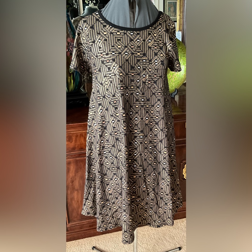 LulaRoe Carly Dress special Metallic “Elegant Collection’.
